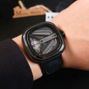 Đồng Hồ Seven Friday M Series M3-01 Nam Dây Da Màu Đen 47mm (1)