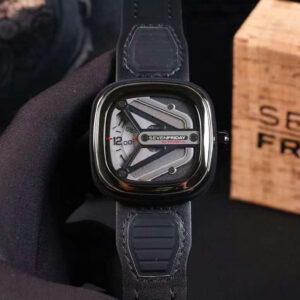Đồng Hồ Seven Friday M Series M3-01 Nam Dây Da Màu Đen 47mm (1)