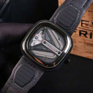 Đồng Hồ Seven Friday M Series M3-01 Nam Dây Da Màu Đen 47mm (1)