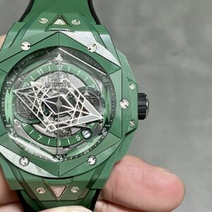 Đồng Hồ Hublot Big Bang Sang Bleu II Gốm Xanh Lá Cây Nhà Máy BBF 45mm (9)