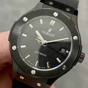 Đồng Hồ Hublot Classic Fusion Ceramic Màu Đen Nhà Máy HB 38mnm (1)