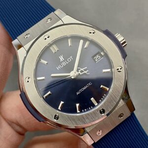 Đồng Hồ Hublot Classic Fusion Titanium Màu Xanh Dương Nhà Máy HB 38mnm (1)