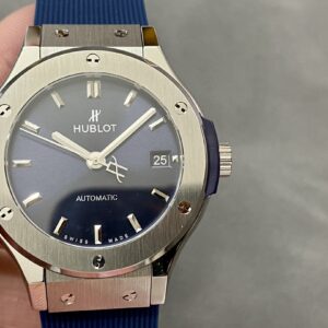 Đồng Hồ Hublot Classic Fusion Titanium Màu Xanh Dương Nhà Máy HB 38mnm (1)
