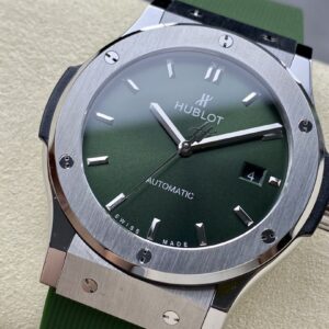 Đồng Hồ Hublot Classic Fusion Titanium Màu Xanh Lá Cây Nhà Máy HB 42mm (9)