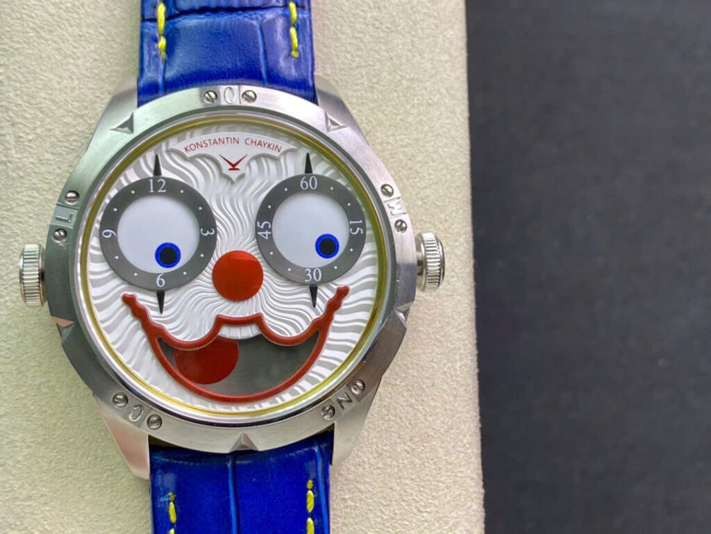 Đồng Hồ Konsantin Chaykin Nam Dây Da Màu Xanh Dương Chế Tác TWF 42mm (9)
