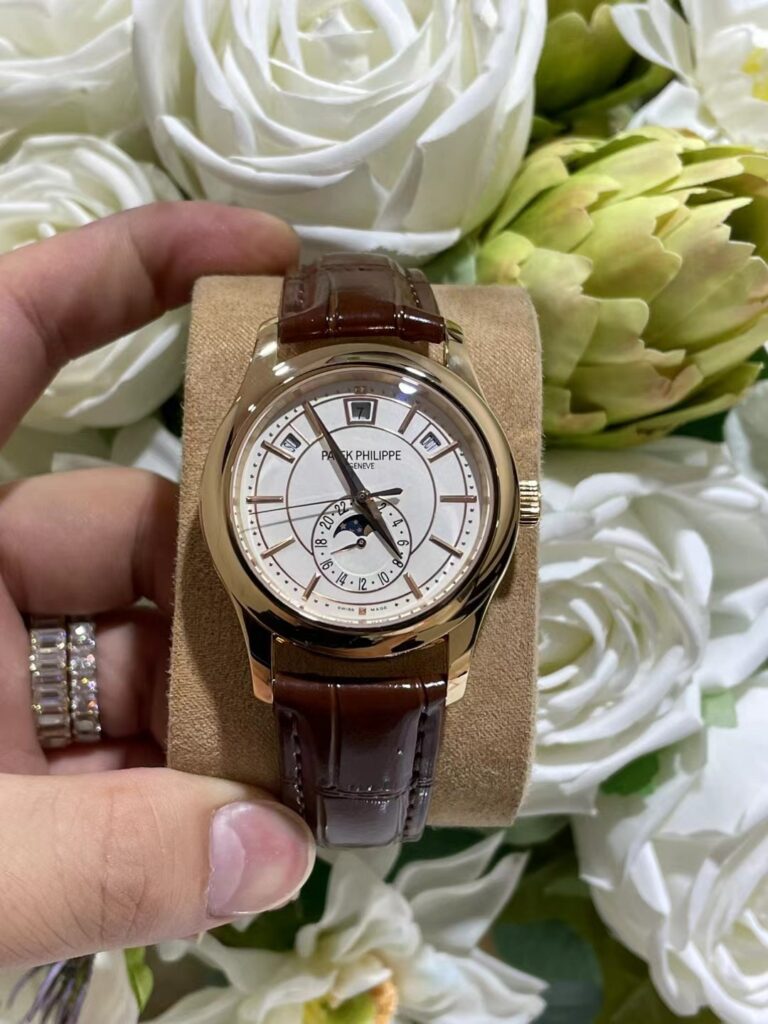 Đồng Hồ Patek Philippe Complications 5205R Bọc Vàng Hồng 18K 40mm (1)
