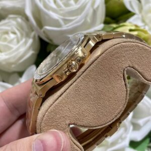 Đồng Hồ Patek Philippe Nautilus 5723 Độ Máy + Mặt Số + Đính Moissanite + Bọc Vàng 40mm (5)