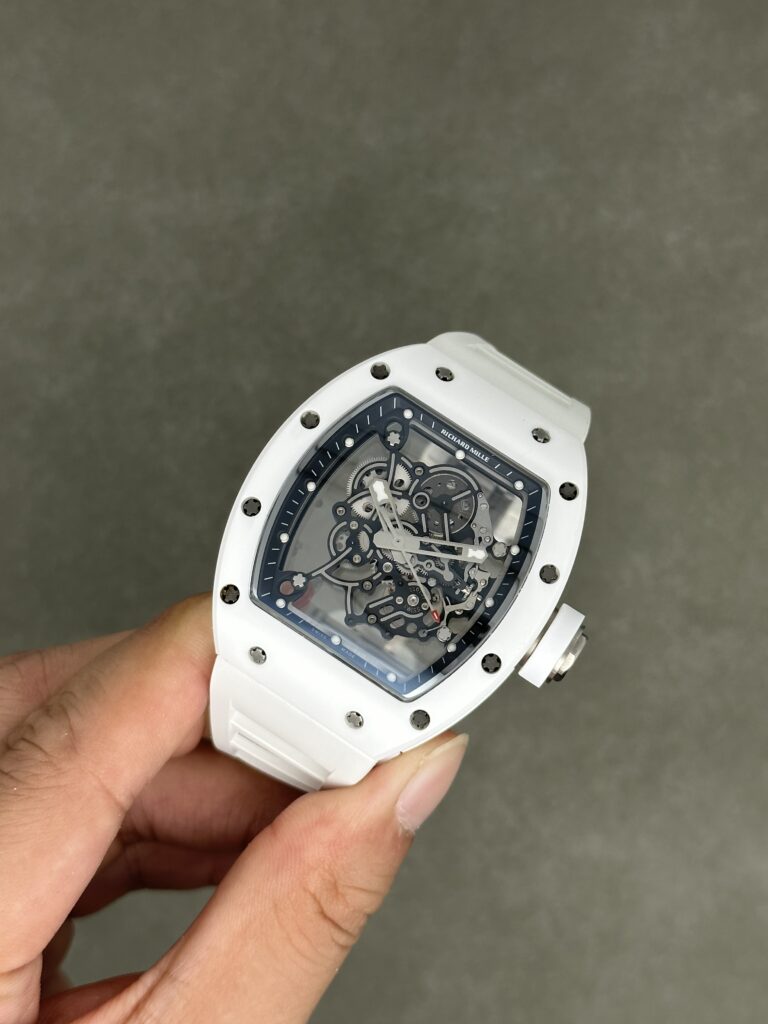 Đồng Hồ Richard Mille RM055 Chế Tác Gốm Trắng Chuyển Động Calibre RMUL2 (10)