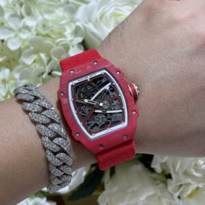 Đồng Hồ Richard Mille RM67-02 Alexander Zverev Automatic Carbon Đỏ Tùy Chỉnh (1)