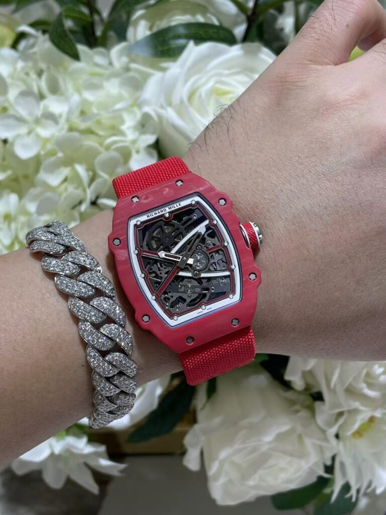 Đồng Hồ Richard Mille RM67-02 Alexander Zverev Automatic Carbon Đỏ Tùy Chỉnh (1)