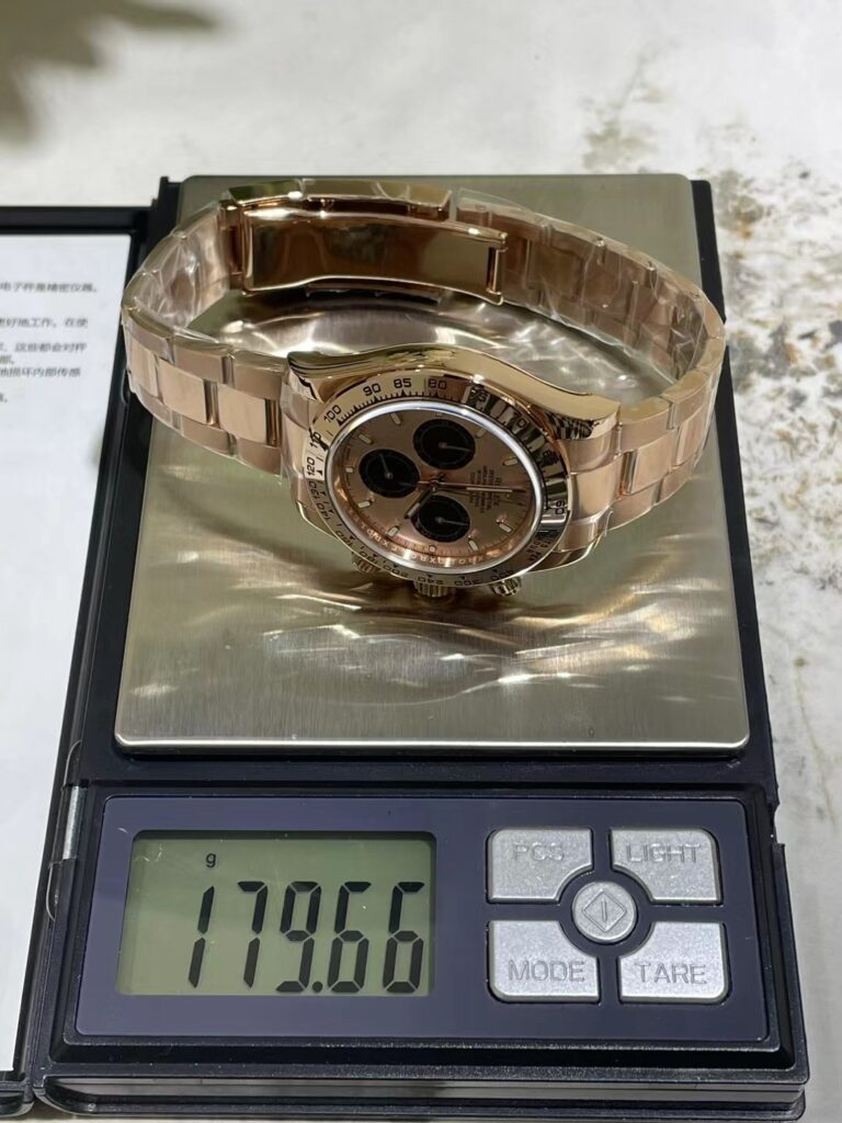 Đồng Hồ Rolex Cosmograph Daytona 116505 Bọc Vàng Hồng 18K 179 Grams 40mm (1)