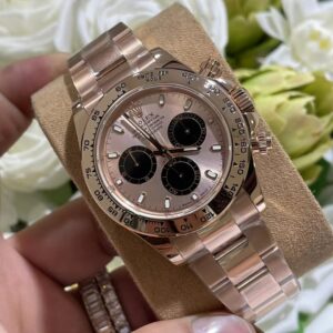 Đồng Hồ Rolex Cosmograph Daytona 116505 Bọc Vàng Hồng 18K 179 Grams 40mm (1)