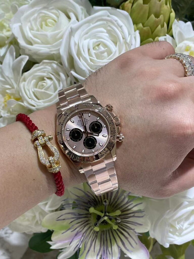 Đồng Hồ Rolex Cosmograph Daytona 116505 Bọc Vàng Hồng 18K 179 Grams 40mm (1)