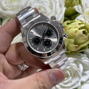 Đồng Hồ Rolex Cosmograph Daytona 126509 Bọc Vàng Trắng 18K Máy 4131 40mm (2)