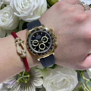 Đồng Hồ Rolex Daytona 116518LN Bọc Vàng 18K Trọng Lượng 140 Grams 40mm