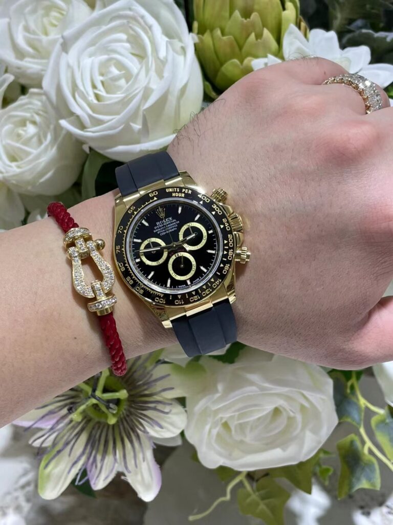Đồng Hồ Rolex Daytona 116518LN Bọc Vàng 18K Trọng Lượng 140 Grams 40mm