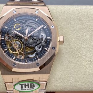Đồng Hồ Audemars Piguet Royal Oak 15407OR Skeleton Nhà Máy THB V2 41mm (2)