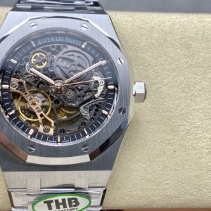 Đồng Hồ Audemars Piguet Royal Oak 15407ST Skeleton Nhà Máy THB V2 41mm (6)