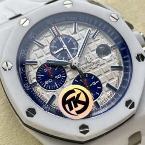 Đồng Hồ Audemars Piguet Royal Oak Offshore 26402CB Gốm Trắng TKF 44mm (9)