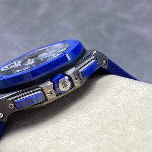 Đồng Hồ Audemars Piguet Royal Oak Offshore Chronograph 26470 Gốm Xanh 42mm (9)