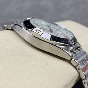 Động Hồ Breitling Chronomat GMT Automatic Mặt Trắng Replica Cao Cấp 40mm (7)