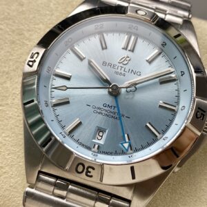 Động Hồ Breitling Chronomat GMT Replica 11 Mặt Xanh Băng Xưởng BLS 40mm (7)