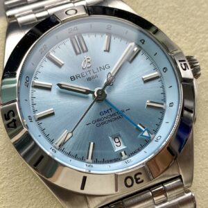Động Hồ Breitling Chronomat GMT Replica 11 Mặt Xanh Băng Xưởng BLS 40mm (7)
