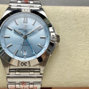 Động Hồ Breitling Chronomat GMT Replica 11 Mặt Xanh Băng Xưởng BLS 40mm (7)