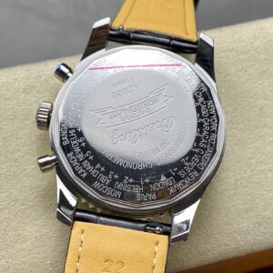 Đồng Hồ Breitling Montbrilliant Datora A2133012-B993BKCD Nam Dây Da Màu Đen 43mm (8)