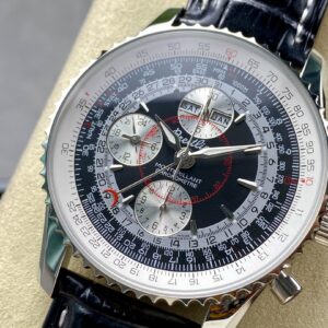 Đồng Hồ Breitling Montbrilliant Datora A2133012-B993BKCD Nam Dây Da Màu Đen 43mm (8)