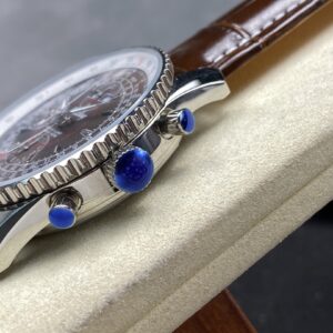 Đồng Hồ Breitling Montbrilliant Datora Replica Nam Dây Da Màu Nâu BLS 43mm (8)