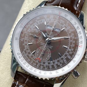 Đồng Hồ Breitling Montbrilliant Datora Replica Nam Dây Da Màu Nâu BLS 43mm (8)