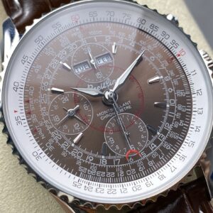 Đồng Hồ Breitling Montbrilliant Datora Replica Nam Dây Da Màu Nâu BLS 43mm (8)