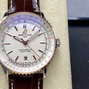 Đồng Hồ Breitling Navitimer R17329F41G1P1 Replica 11 Nam Dây Da Màu Nâu 41mm (9)