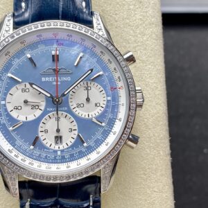 Đồng Hồ Navitimer B01 Chronograph AB01396A1C1P1 Mặt Xà Cừ Xanh 41mm (1)