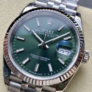 Đồng Hồ Rolex DateJust 126234-0051 Mặt Số Xanh Olive Replica Nhà Máy VS 36mm (7)