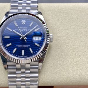 Đồng Hồ Rolex DateJust 126234 Mặt Số Xanh Dương Cọc Dạ Quang Nhà Máy VS 36mm (6)