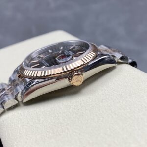Đồng Hồ Rolex DateJust 126331 Mặt Số Xám Gấp Nếp Replica Nhà Máy VS 36mm (7)