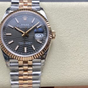 Đồng Hồ Rolex DateJust 126331 Mặt Số Xám Gấp Nếp Replica Nhà Máy VS 36mm (7)