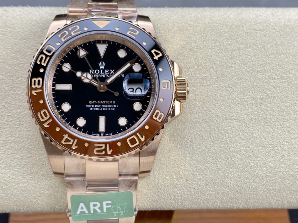 Đồng Hồ Rolex GMT-Master II 126715CHNR-0001 Rootbeer Nhà Máy AR Sao Chép 40mm (9)