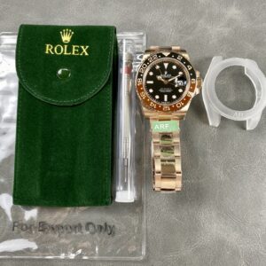 Đồng Hồ Rolex GMT-Master II 126715CHNR-0001 Rootbeer Nhà Máy AR Sao Chép 40mm (9)