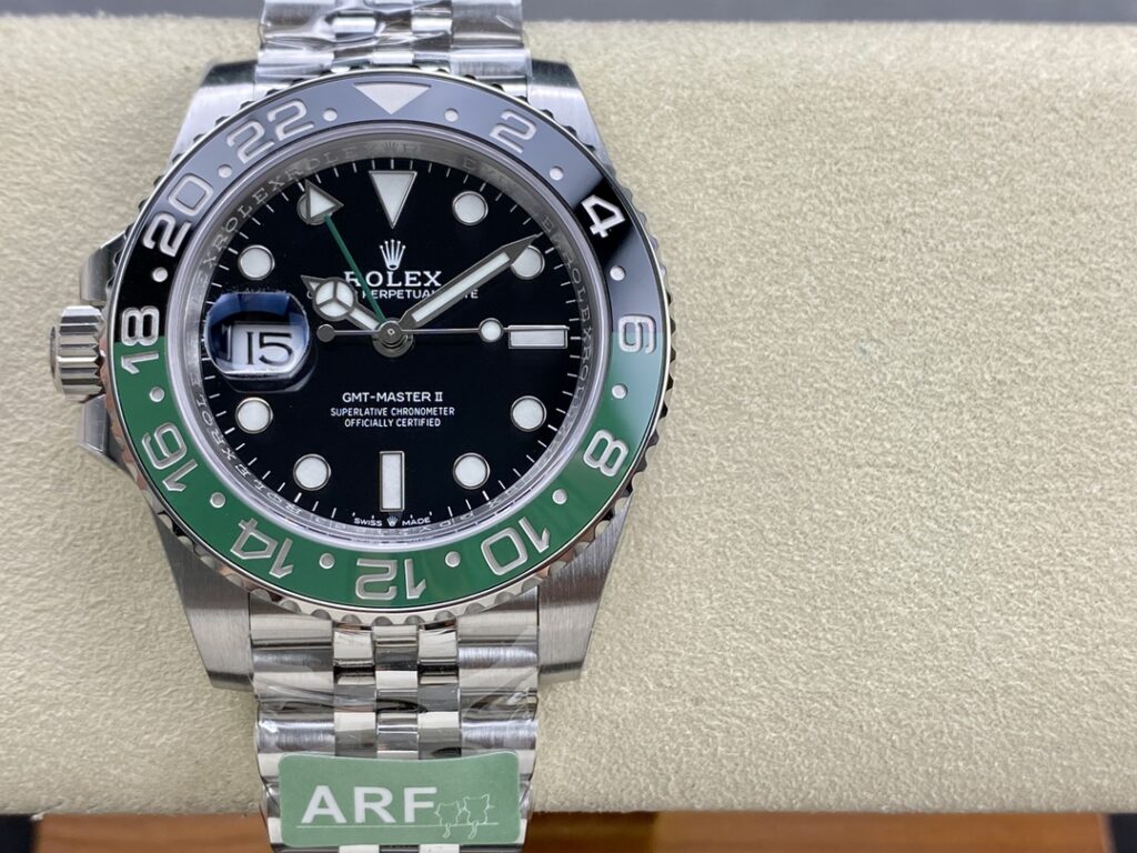 Đồng Hồ Rolex GMT Master II 126720-0001 Sprite Dây Jubilee Nhà Máy AR 40mm (9)