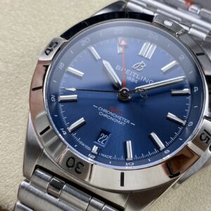 Đồng hồ Breitling Chronomat GMT A32398101C1A1 Mặt Xanh Blue Replica 40mm (4)