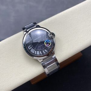 Đồng Hồ Cartier Ballon Bleu De Cartier W6920042 Mặt Số Xám Replica 42mm (1)