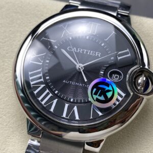 Đồng Hồ Cartier Ballon Bleu De Cartier W6920042 Mặt Số Xám Replica 42mm (1)