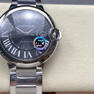 Đồng Hồ Cartier Ballon Bleu De Cartier W6920042 Mặt Số Xám Replica 42mm (1)