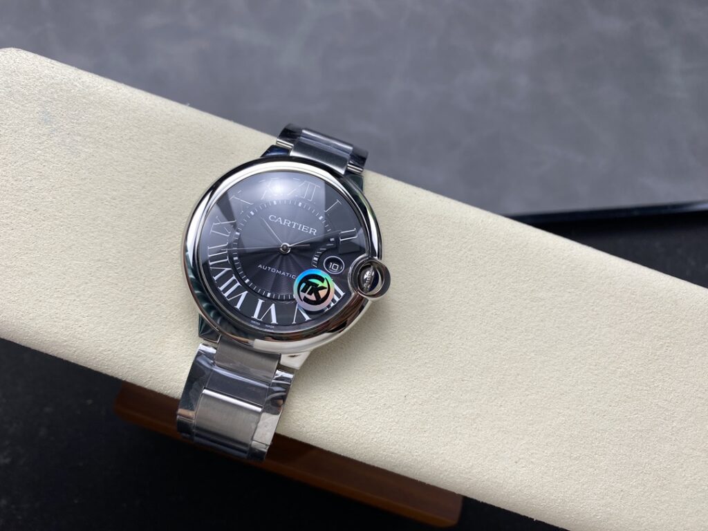 Đồng Hồ Cartier Ballon Bleu De Cartier W6920042 Mặt Số Xám Replica 42mm (1)