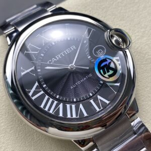 Đồng Hồ Cartier Ballon Bleu De Cartier W6920042 Mặt Số Xám Replica 42mm (1)