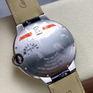 Đồng Hồ Cartier Ballon Bleu Replica Nam Dây Da Màu Đen Nhà Máy TK 42mm (9)