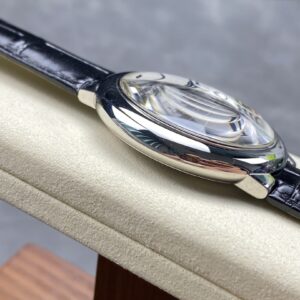 Đồng Hồ Cartier Ballon Bleu Replica Nam Dây Da Màu Đen Nhà Máy TK 42mm (9)